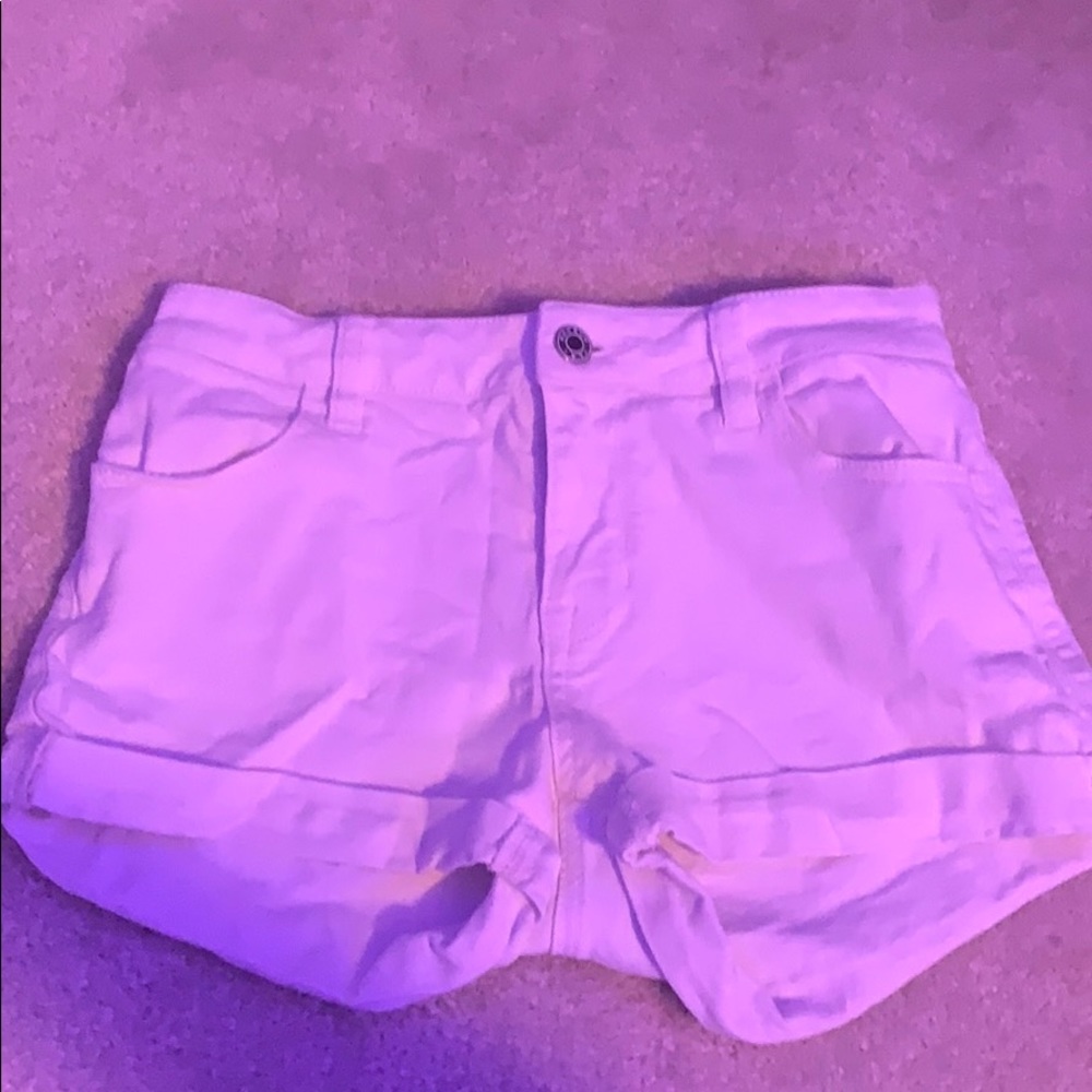 White PacSun Jean shorts